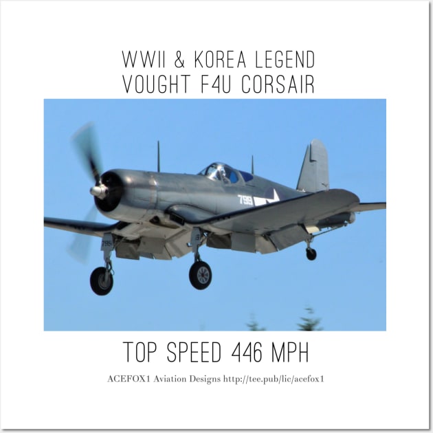 Vought F4U Corsair Wall Art by acefox1